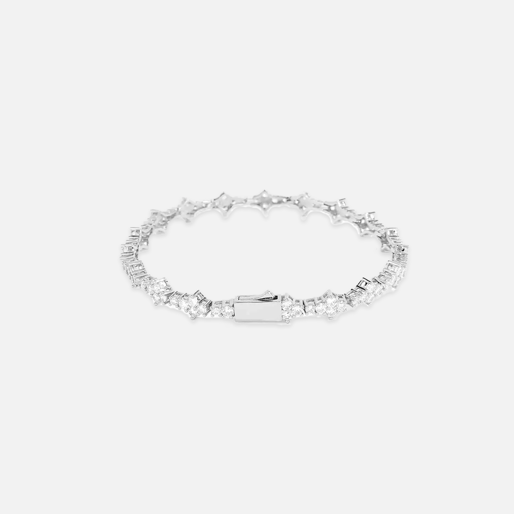 Cross Tennis Bracelet