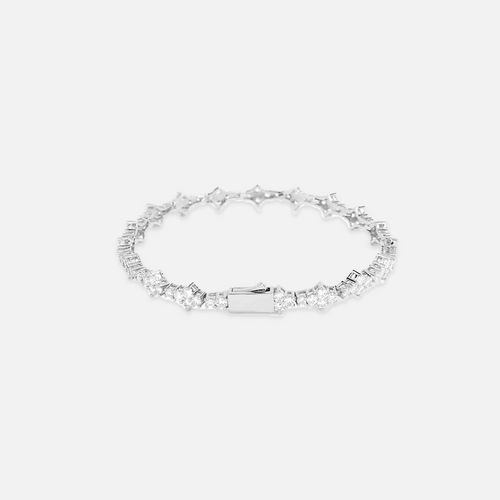 Cross Tennis Bracelet