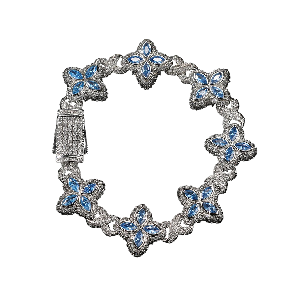 Floral Infinity Bracelet