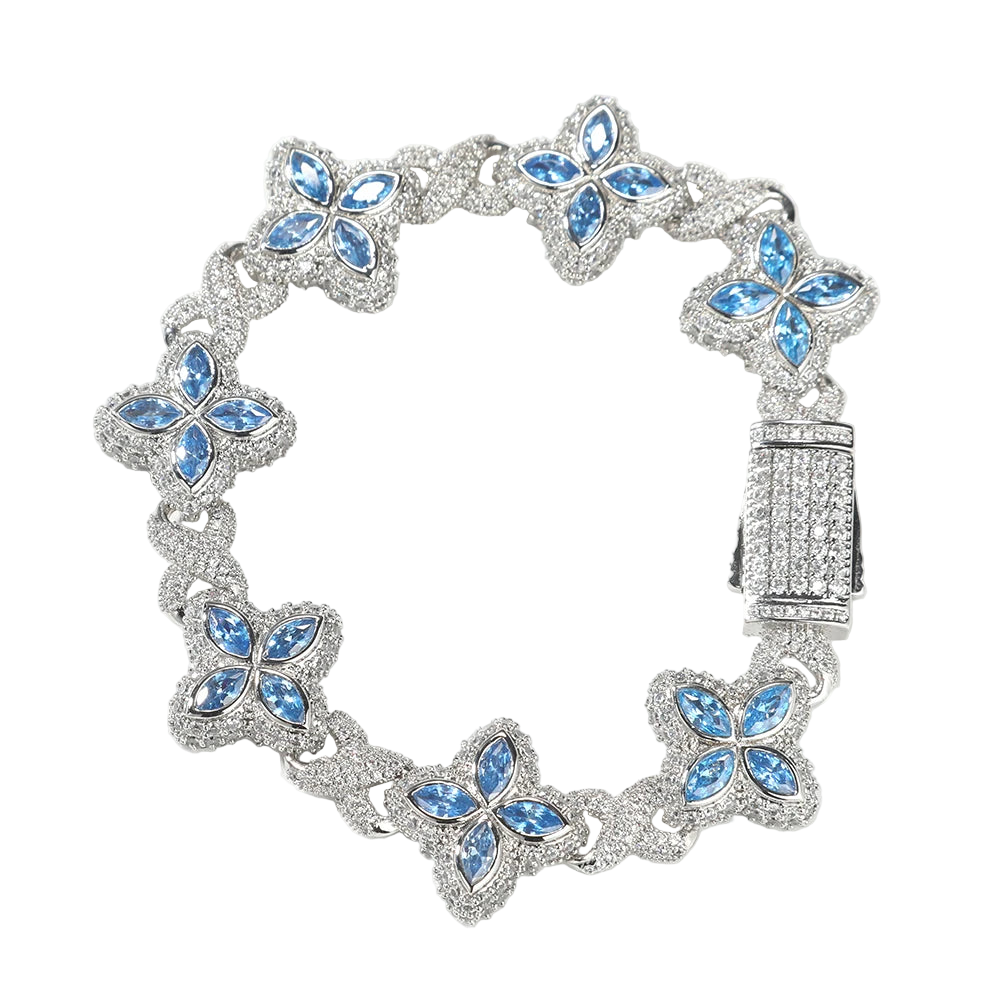 Floral Infinity Bracelet