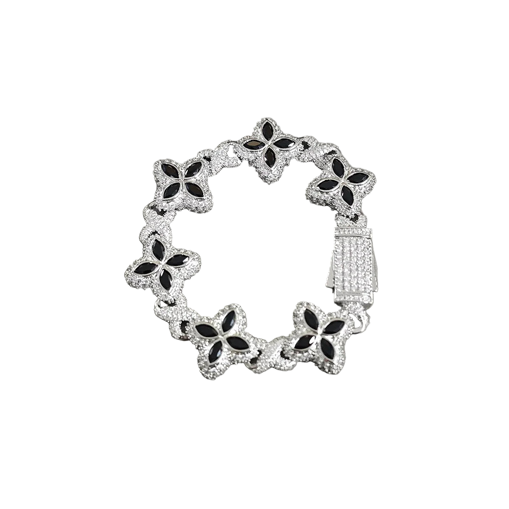 Floral Infinity Bracelet