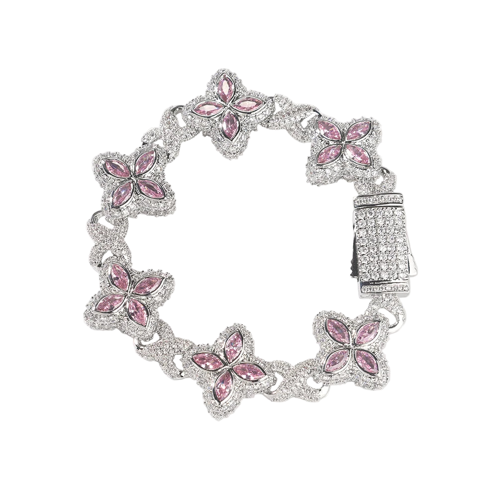 Floral Infinity Bracelet