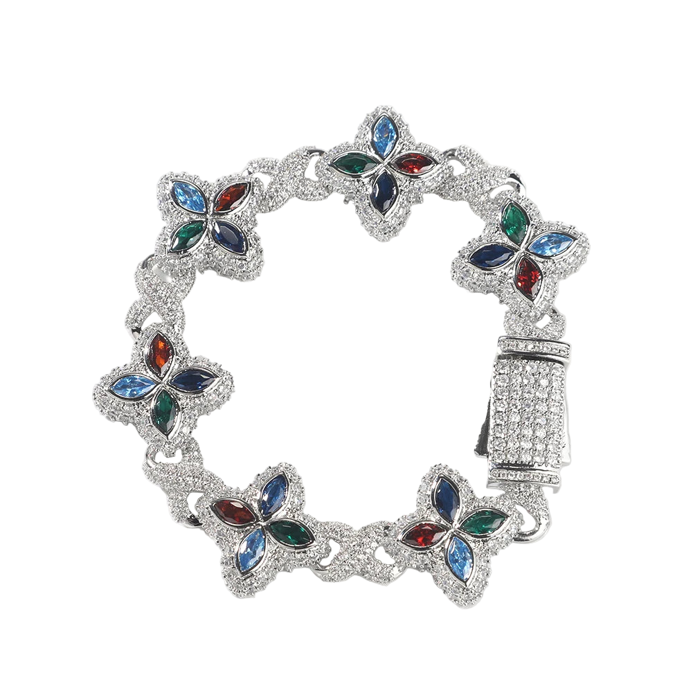 Floral Infinity Bracelet