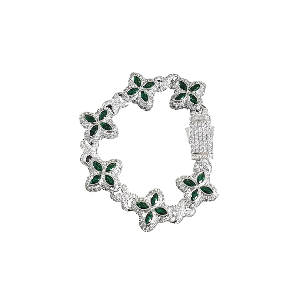 Floral Infinity Bracelet